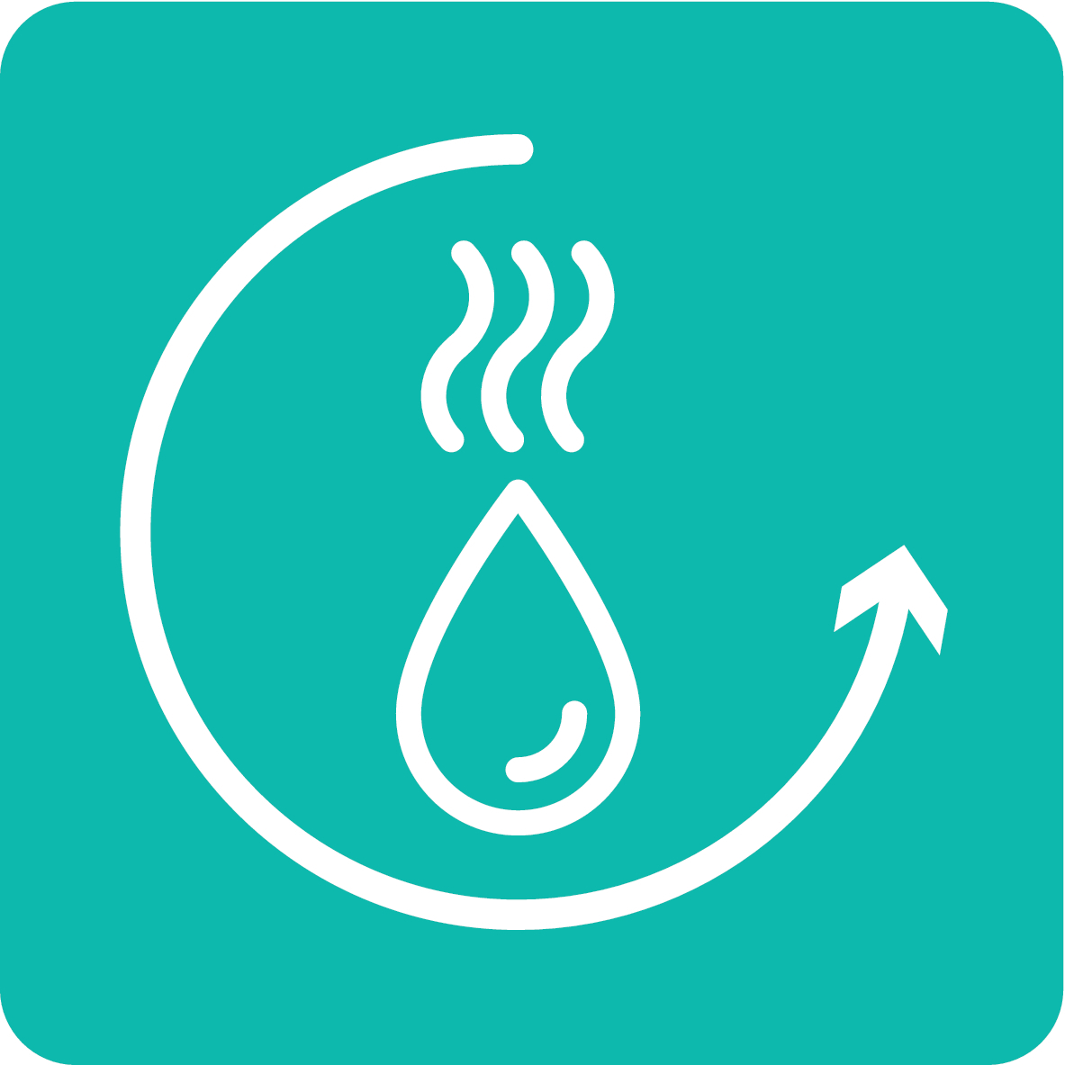 Collegamento all'acqua calda-icon